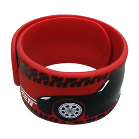 red monkey slap bracelet