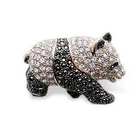 Full Rhinestone cute animal Brooch costume jewelry