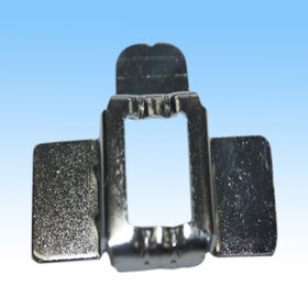 مشبك زنبركي مطلي بالزنك لتركيب كهربائي سريع وتثبيت معدني آمن - صنع في الصين