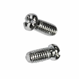 Nickel Plated Iron Countersunk Screws for Automotive Interiors RoHS Compliant 10mm Diameter Pan Head
