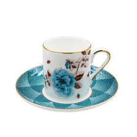 Ensemble Tasse et Soucoupe en Porcelaine Fine d'Os Vente en Gros 220ml Design Breveté Céramique Élégante à Changement de Couleur Forfait Promotionnel LFGB FDA