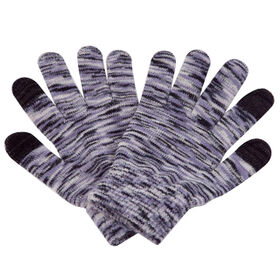 Gants chauds d'hiver pour femmes avec doigts sensibles à écran tactile,  gants coupe-vent doublés en polaire L Adulte Femme