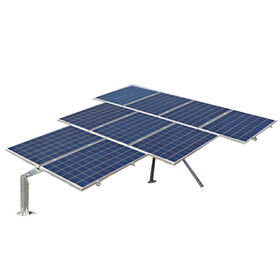 Slanting Uni-axial Auto-tracking Solar Ground Mounting Systems, Ground ...