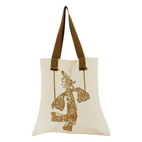 Custom Cotton Canvas Foldable Tote Bag Wholesale Jute Reusable Handle Shopping Bag with Customized Logo Printed for sale