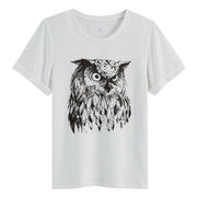 Plain White Printing Girls' Fashion T-Shirt with Custom Logo, Crew Neck, Short Sleeve, Various Color Plain White Printing Girls' Fashion T-Shirt with Custom Logo, Crew Neck, Short Sleeve, Various Color