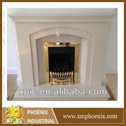 French Modern Marble Fireplace Mantel English Style Simple Mantel