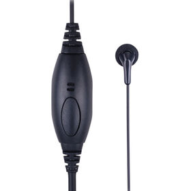 Oreillette Écouteur 3.5mm G Forme Écoutez seulement Écouteur Casque pour  Radio Haut-Parleur Micro Pour Talkie-Walkie