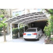 Outdoor Sunlight Plate Aluminum Alloy Single Carport Protective