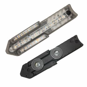 Luz de guía direccional con flecha, Indicador de advertencia de guía luminosa intermitente para tráfico vehicular