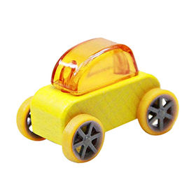 yellow mini toy car