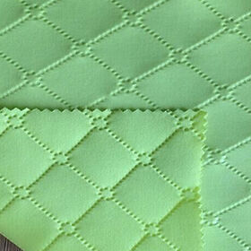 embossed knit fabric