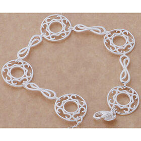 Plain silver bangles on sale wholesale