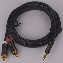 Conector RCA HIFI chapado en oro, Cable de Audio macho, 8 Uds./4 pares