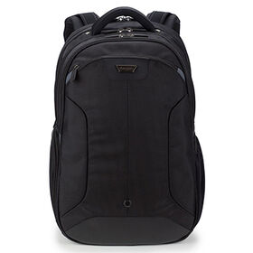 Mochilas para portátil de nailon, material de poliéster con espuma, asas y correa