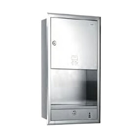 Stainless Steel SUS304 Toilet Paper Towel Dispenser (Recessed) Public Bathroom Paper Towel Holder Dispenser