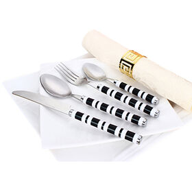 Hot Sell Good Quality Stainless Steel with plastic handle Tableware Set