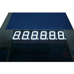Ultrahelle weiße 0,56-Zoll-6-stellige 7-Segment-LED-Anzeige für digitale Anzeigen