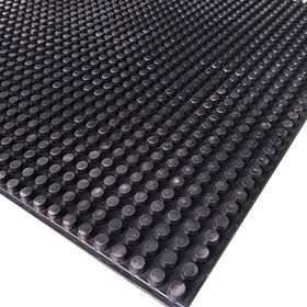 China Anti-Slip Solid Round Button Rubber Flooring Mats Manufacturer ...