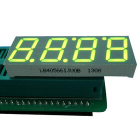 Super Bright Green 4-digit 14.2mm 7-segment LED Display for Digital Oven Timer Control
