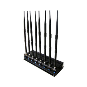 Wi-Fi Signal Jammer, 8 Antennas Adjustable 3/4G Phone Signal Blocker with 2.4/5.8G