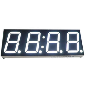 Afficheur LED 7 segments, 4 digits, 20,3 mm (0,80 pouce), anode commune pour tableau de bord