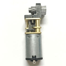 thumbnail interactive-video image 1 of N30 12mm Micro DC Gear Motor – 5V/6V, 60 RPM, Full Metal Gearbox For Robot Car (D-Shaft) 1 of 2