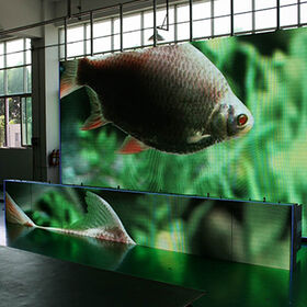 Painel de exibição LED flexível para exterior P6 RGB SMD LED painel publicitário comercial