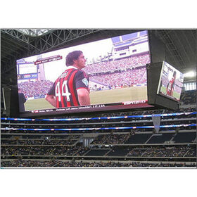Tela de Cortina LED Transparente Flexível para Exterior P3.91 RGB SMD, Display LED para Estádio