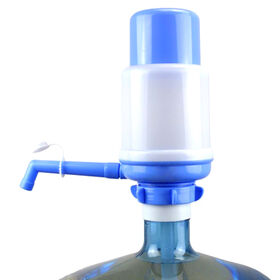Manual press Water Pump for 3/5 Gallon Bottle with Non Spill Cap, No need to remove the lid, can be used directly.