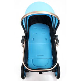 Chinese Wholesale Height Quality Aluminum Frame En1888 Leather Travel  Luxury Baby Stroller 2 in 1 - China Baby Stroller and Baby Pram price