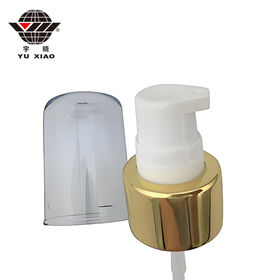 Kosmetische Behandlung Pumpen Spender Vernebler Gold Silber Roségold Aluminium Kragen Lotion Pumpe