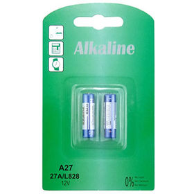 Pile alcaline pour alarme, cellule sèche télécommandée, 12V, A27