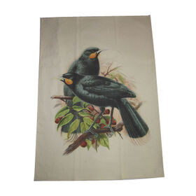 Le coton 100% a imprimé la serviette de cuisine 100% de conception faite sur commande romantique se marient imprimant la serviette de cuisine de serviette de thé de velours