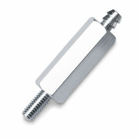 Turning Parts, Made of Stainless Steel, CNC Machining and Tapping Process service