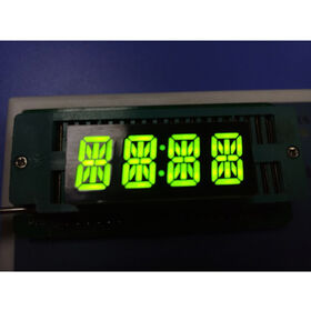 Super bright green 4-digit 0.39-inch common anode 14-segment LED display