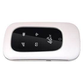 4G LTE CAT4 150M Déverrouillé Mobile MiFi Portable Hotspot Routeur Wifi  Sans Fil Fente Pour Carte SIM (Blanc) 