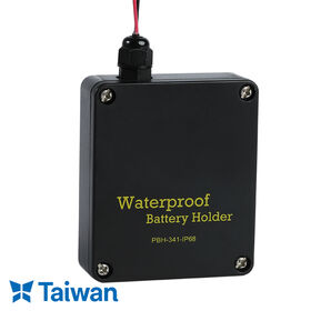 Portapilas Impermeable con Cable, IP68, para Pilas Tipo AA