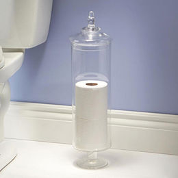 China Clear Gl Toilet Paper Reserve Holder From Xi An Wholer China Clear Gl Toilet Paper Reserve Holder Bathroom Ings Suitable For Decorative Use