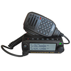 Kydera hot analog Mini Dual band mobile radio KD-200UV 18W UHF VHF two band in-vehicle car walkie talkie for Self Driving
