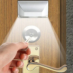 Keyhole Light Lamp PIR Infrared Wireless Auto Sensor Motion Detector Door LED Night Light