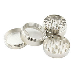 Portable Grinder for Herbs and Tobacco New 4 Layers Aluminum Pollen/Spice Grinder/Herb Grinder with Sifter 