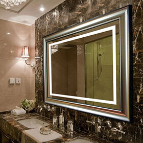 China Ip44 Led Backlit Mirror From Zhongshan Wholer China Ip44 Led Backlit Mirror From Zhongshan Wholer