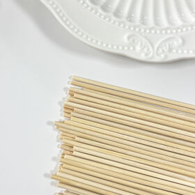 Wholesale High Strength 350mm Bamboo Skewers Round Bamboo Sticks for Kebab and Fruit