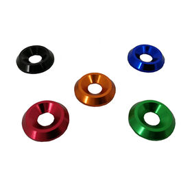 OEM M6 Aluminium Fender Rondelles, 6061-T6 Anodisé Boulon Rondelles pour Baie Moteur &amp; Pare-chocs Dress Up, Universal Modification Pièces