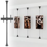 Floor To Ceiling Tv Mount Swivel 360 Degree And Height