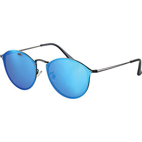 Lightweight small round Women metal fashion polarized sunglasses for travel
