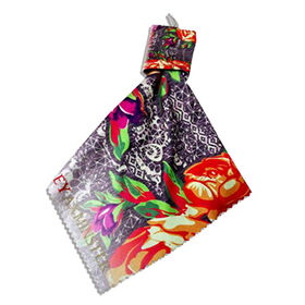 China Customized Microfiber Glasses Cleaning Cloth Key Chain