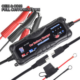 Buy Wholesale China Multi-stage Lcd Display 6v/12v 0.8a/3.8a Smart Fully Automatic  Battery Float Charger / Maintainer & Battery Charger at USD 11.5