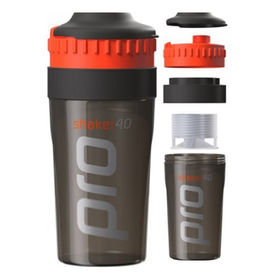 Buy Wholesale China Metal Sublimation Blank Custom Logo Gym Protein Shaker  Bottle With Mixing Ball & Blank Protein Shaker Bottle at USD 2.15