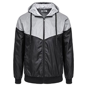 Jaket windbreaker pria tahan angin dan air, jaket olahraga ringan yang cocok.